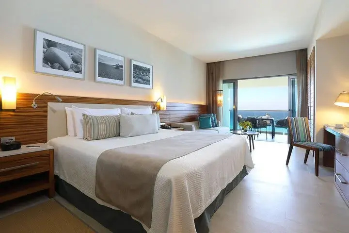 Deluxe Double Suite with partial ocean view (full double bed)