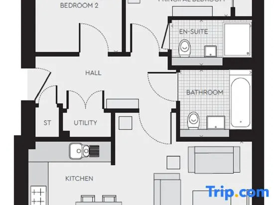 Modern Flat in Glasgow City FREE Parking & Wifi