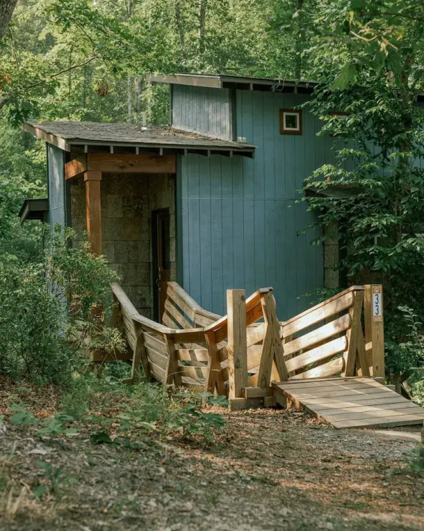 Double Cottage with balcony and with river view (full double bed)
