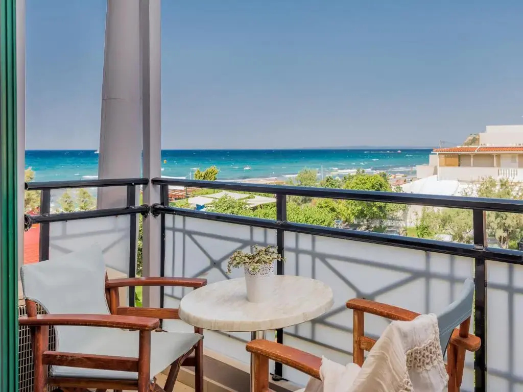 Standard Double room with balcony and with sea view (full double bed)