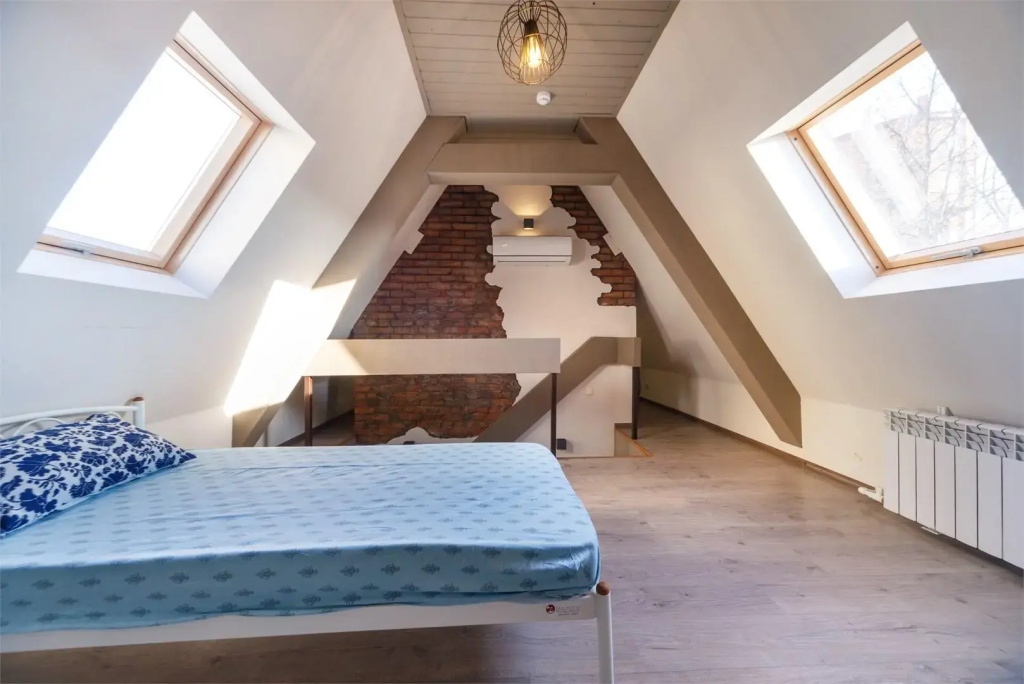 Comfort Quadruple Attic room (2 full double beds)
