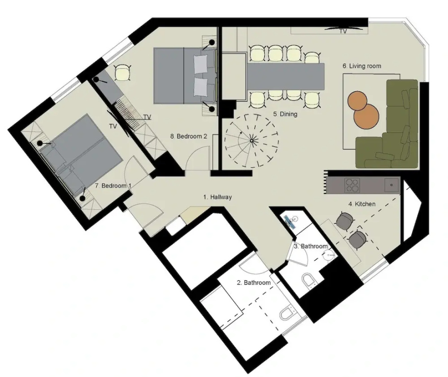 Hotel am Spichernplatz - Chambres