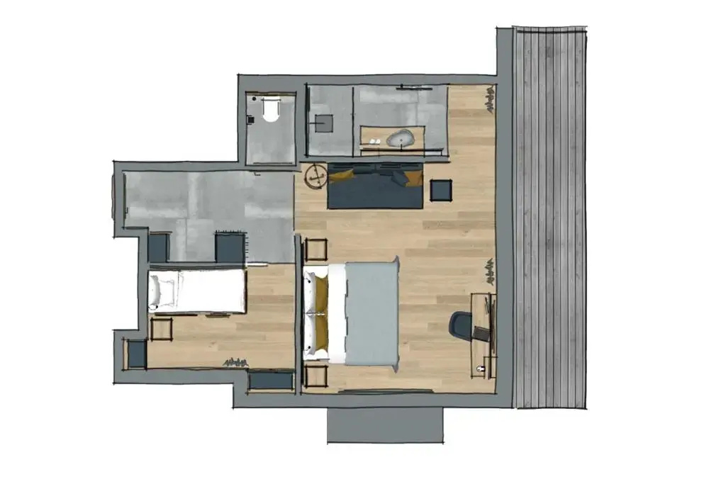 Hotel Edelweiss - Chambres