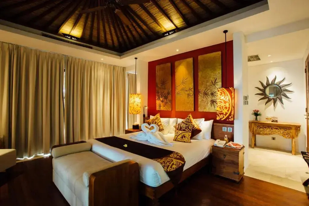 一臥室  Puri Kamadewa 别墅