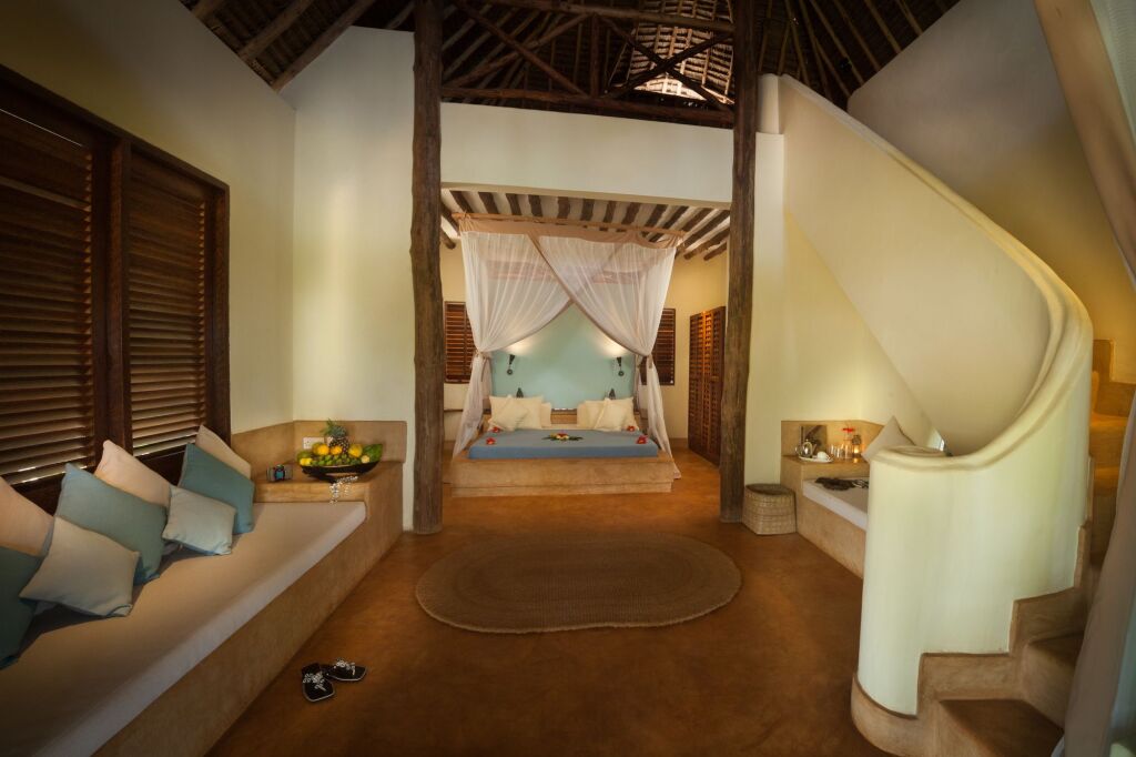 Green and Blue Ocean Lodge by null