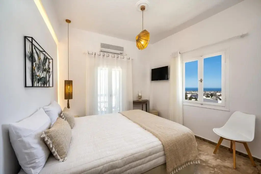 Deluxe Double room with balcony and with sea view (full double bed)
