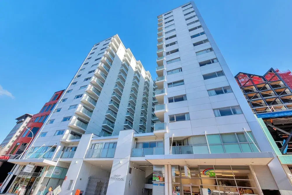 Spacious 2BR CBD Apartment Balcony