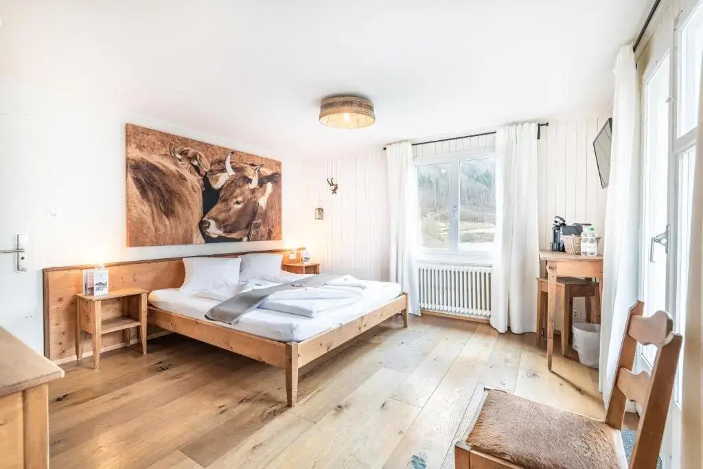 Standard Double room with lake view full double bed