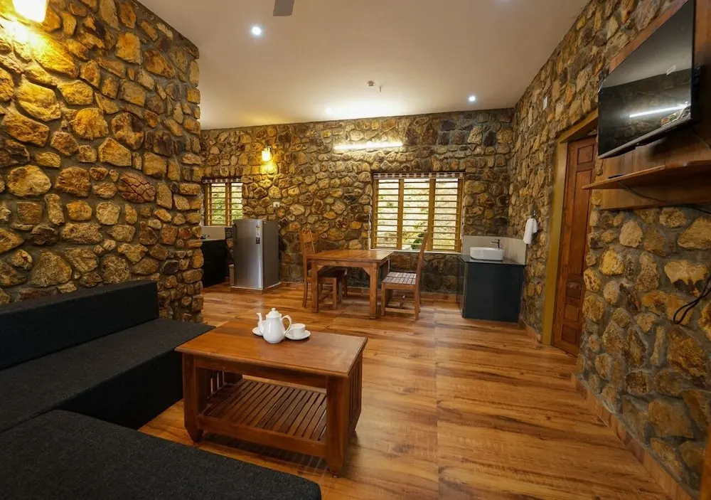 Stone castle by voye homes