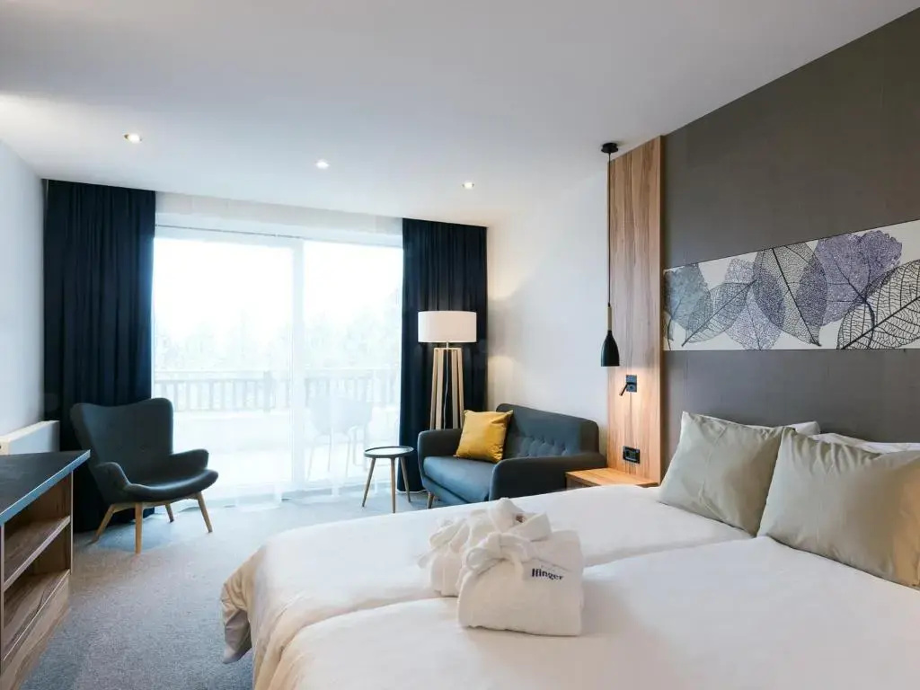 Standard Double room with balcony and with pool view (full double bed)