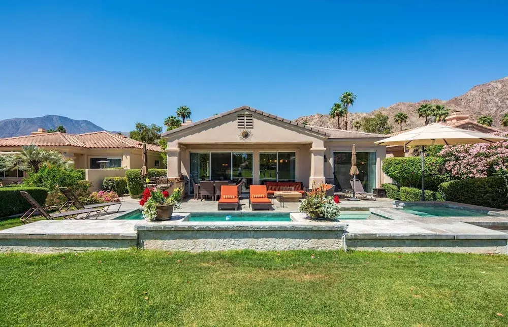 Casa Solara PGA West Pool Spa Firepit