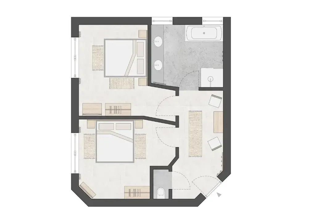 Hubertushof - Chambres