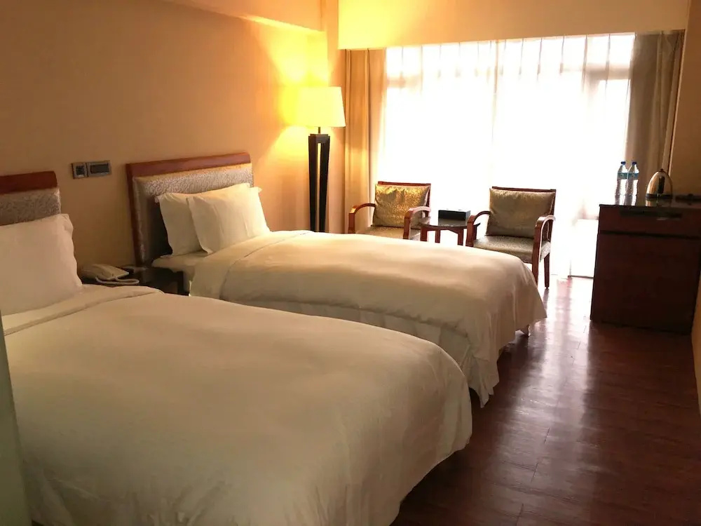 Luxury Double room with city view twin beds