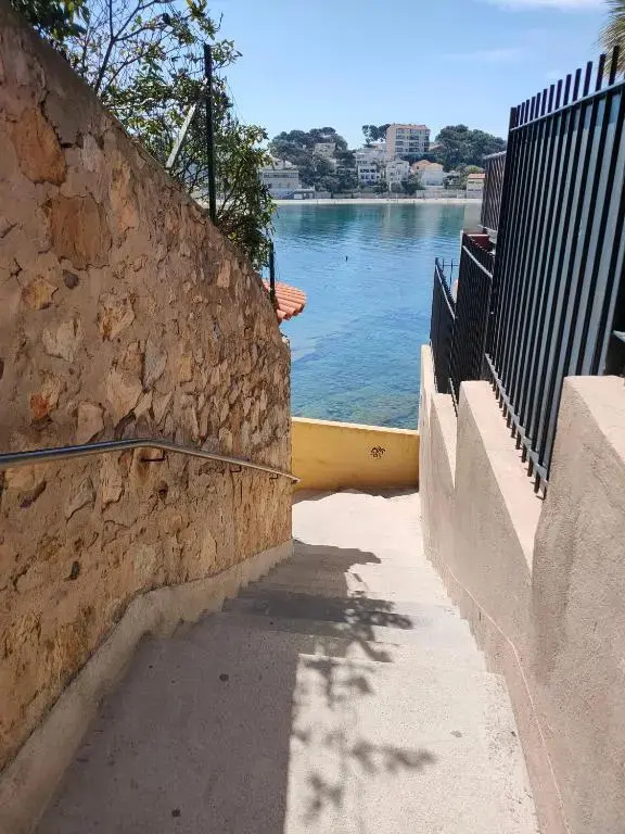 Voir la photo 1 — Joli studio les pieds dans l eau avec place de Parking gratuite