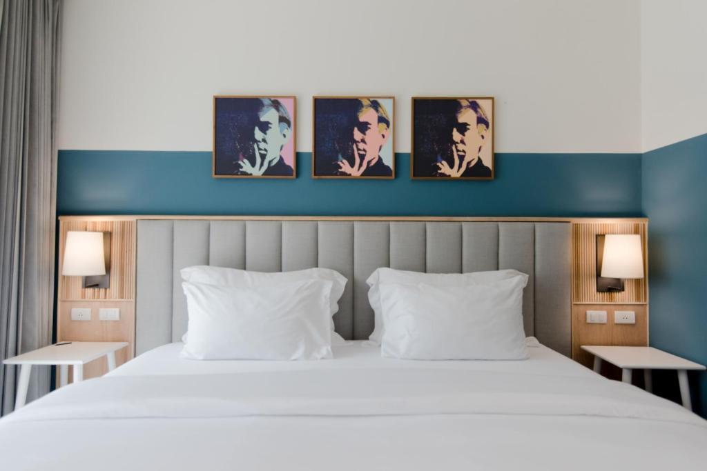 Двухместный номер Deluxe с видом на бассейн двуспальная кровать в Sugar Marina Resort - ART - Karon Beach
