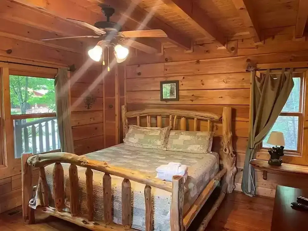 Cottage with balcony