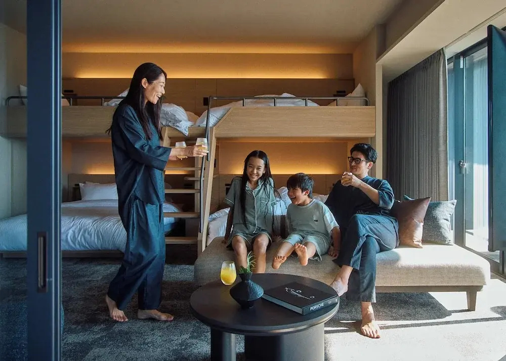Luxury Double Suite with balcony (bunk bed)