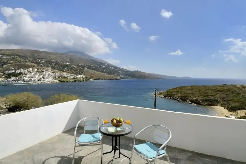 Family Studio with balcony and with sea view