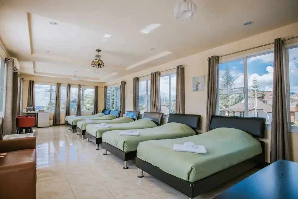 Standard Family room with balcony and with pool view