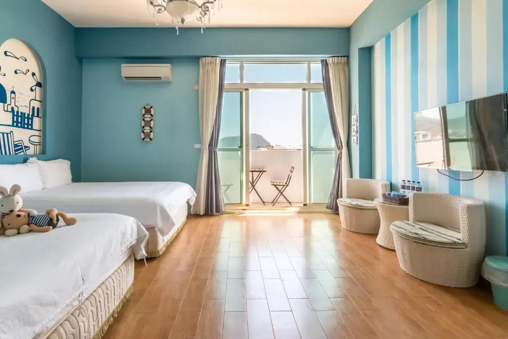 Standard Quadruple room with balcony
