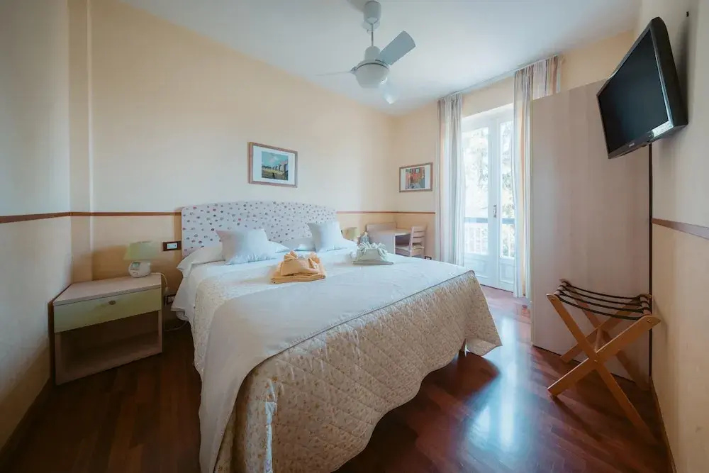 Standard Double room with balcony and with garden view (full double bed)