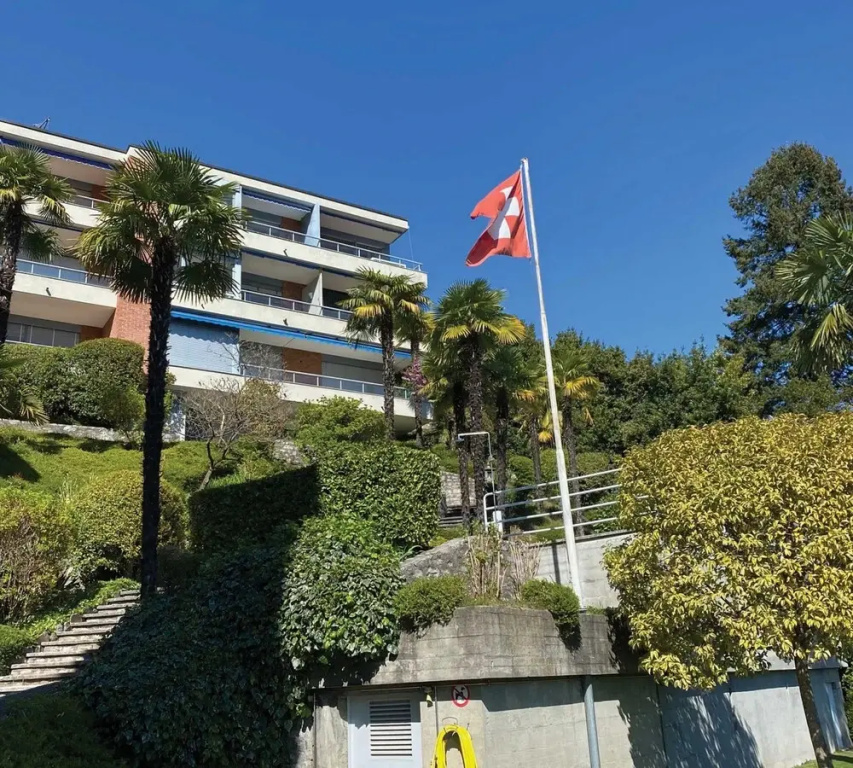 Lugano Blue Marine On Lake Shore
