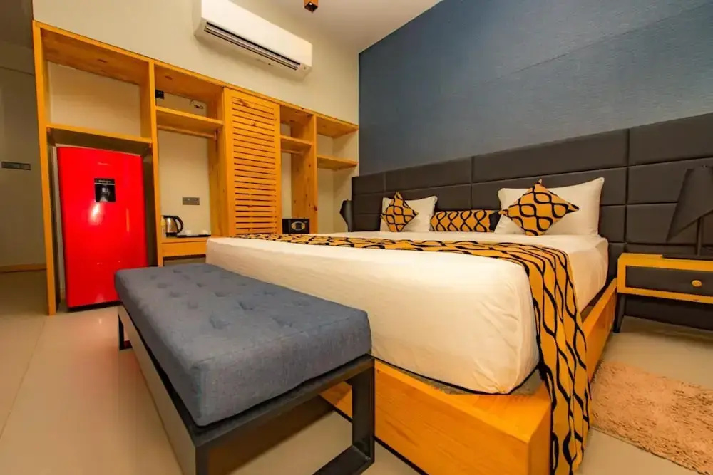 Superior Double room with balcony and with pool view (full double bed)