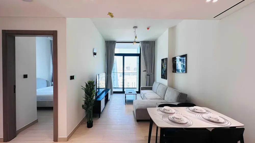 OYO HOME 1457 Premium 1bed Apartment In Jvc Bh8061007 — фото