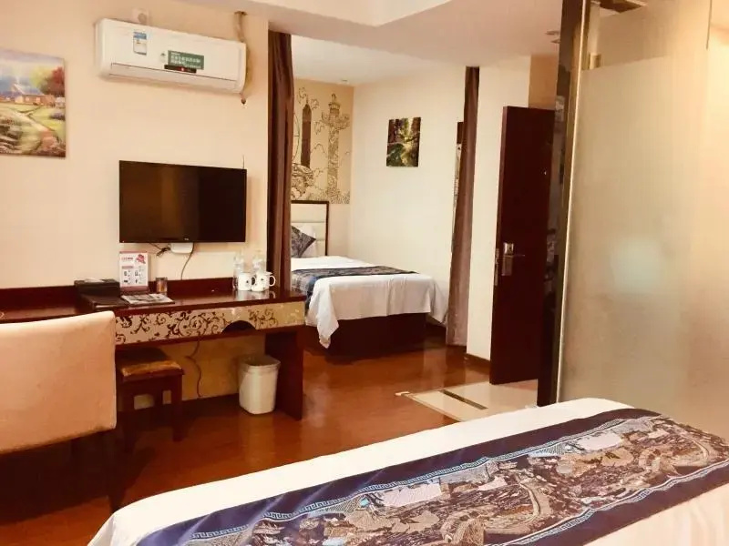 GreenTree Inn Guangxi Yulin Jincheng Commercial Building Shell Hotel - Chambres