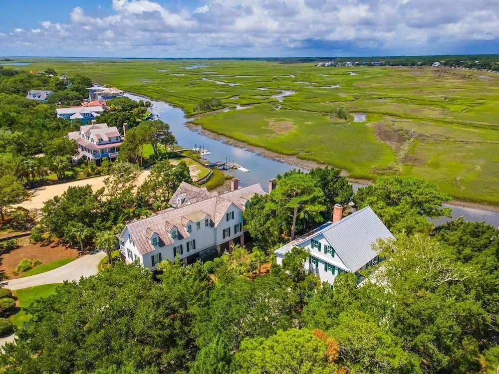 Eclectic Creek Front Retreat 8 Bedroom Home by Peace Vacations