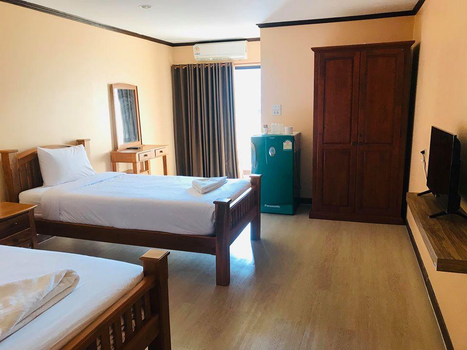 Двухместный номер Standard двуспальная кровать в B.P Grand Service Apartment Chiang Mai