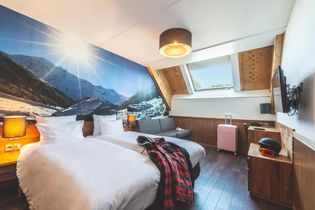 Alpine Hotel by SnowWorld - Chambres