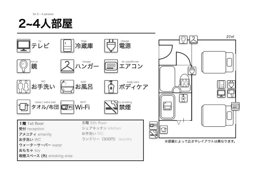 Standard Quadruple room