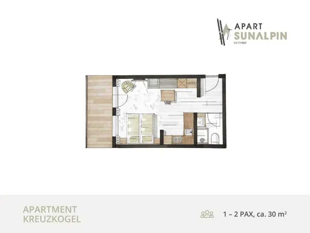 Apart Sunalpin - Chambres