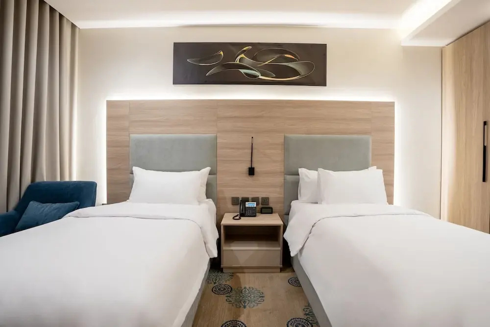 Deluxe Double room with city view (twin beds)