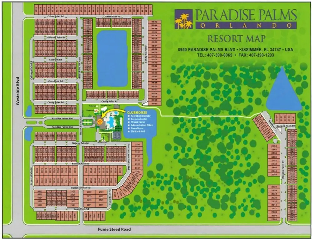 Paradise Palms- 5 Bedroom Pool Home-3191PP