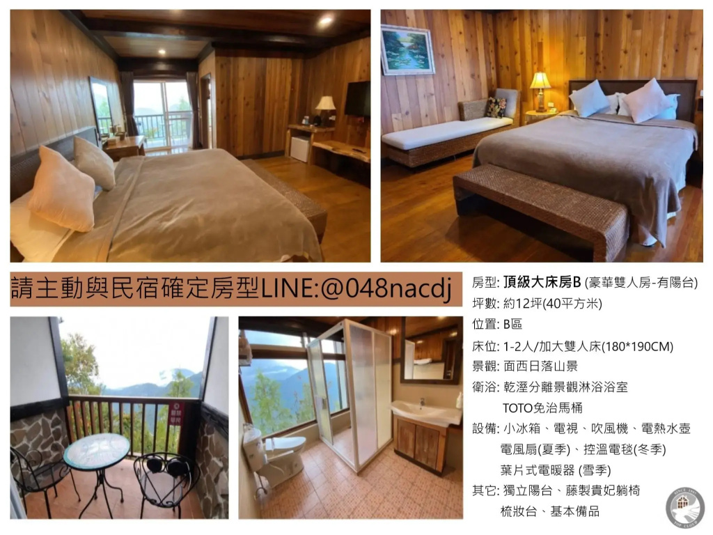 Deluxe Double room with balcony (full double bed)