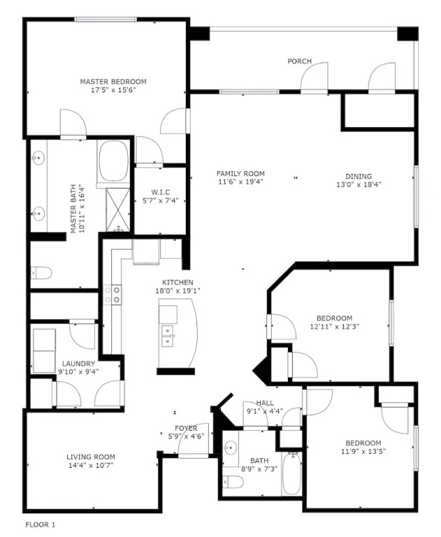 3 Bedrooms Apartment with balcony