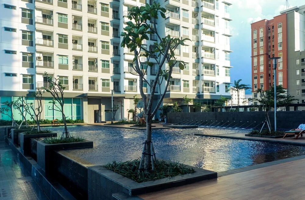 1BR Sea View Condominium at Green Bay Pluit Apartment