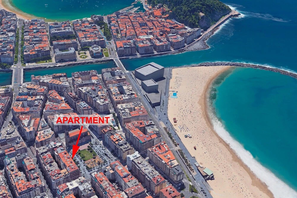 001 / Cantabric Plaza, Near La Zurriola Beach - Apartment for 8 People in San Sebastián