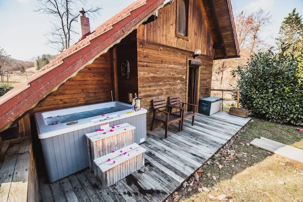 Wooden Cabin Žurej With Hot Tub