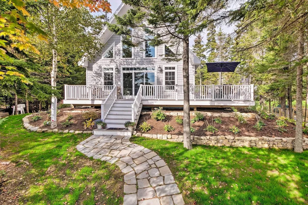 Oceanfront Prospect Harbor House w/ Deck, View