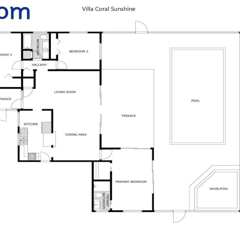 Coral Sunshine - Large South Terrace With Pool spa