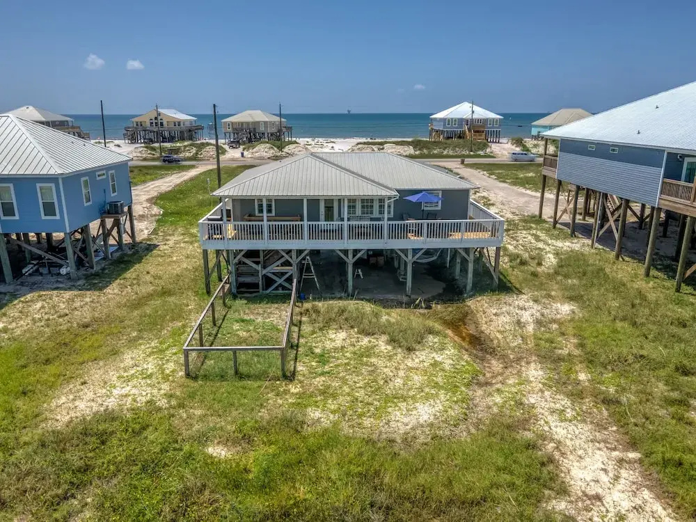 Saltaire - Pet Friendly! Amazing Wrap Around Porch - Steps From The Bay And A Short Walk To The Gulf 3 Bedroom Home by RedAwning