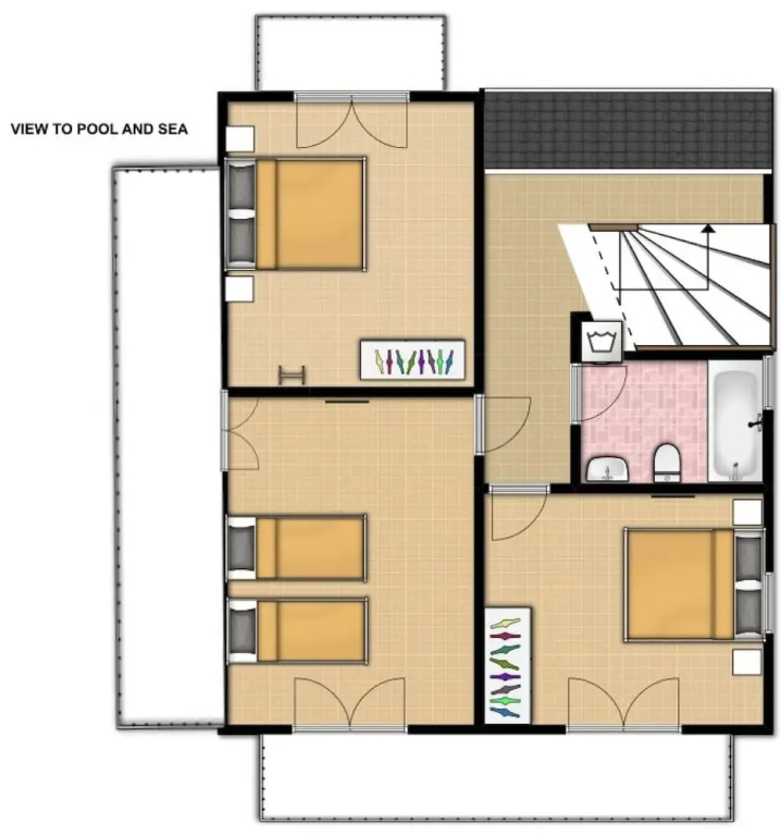 Villa Marina Large Private Pool Walk to Beach Sea Views A C Wifi Car Not Required - 2300
