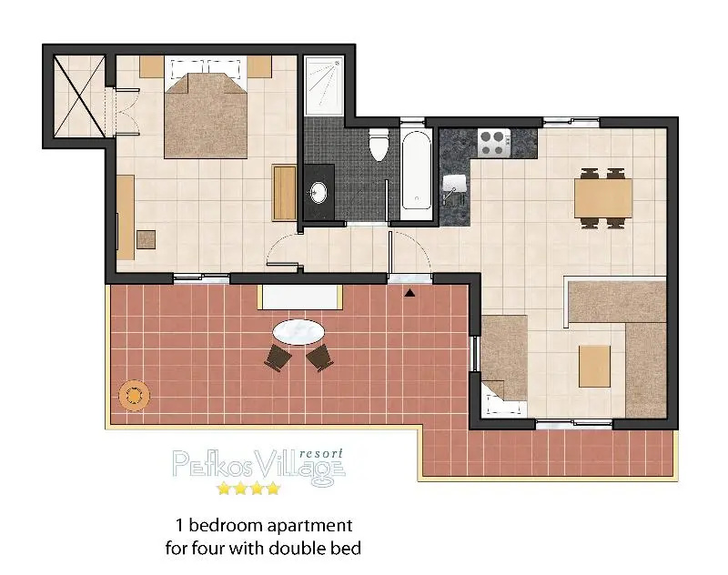 Pefkos Village Resort - Chambres