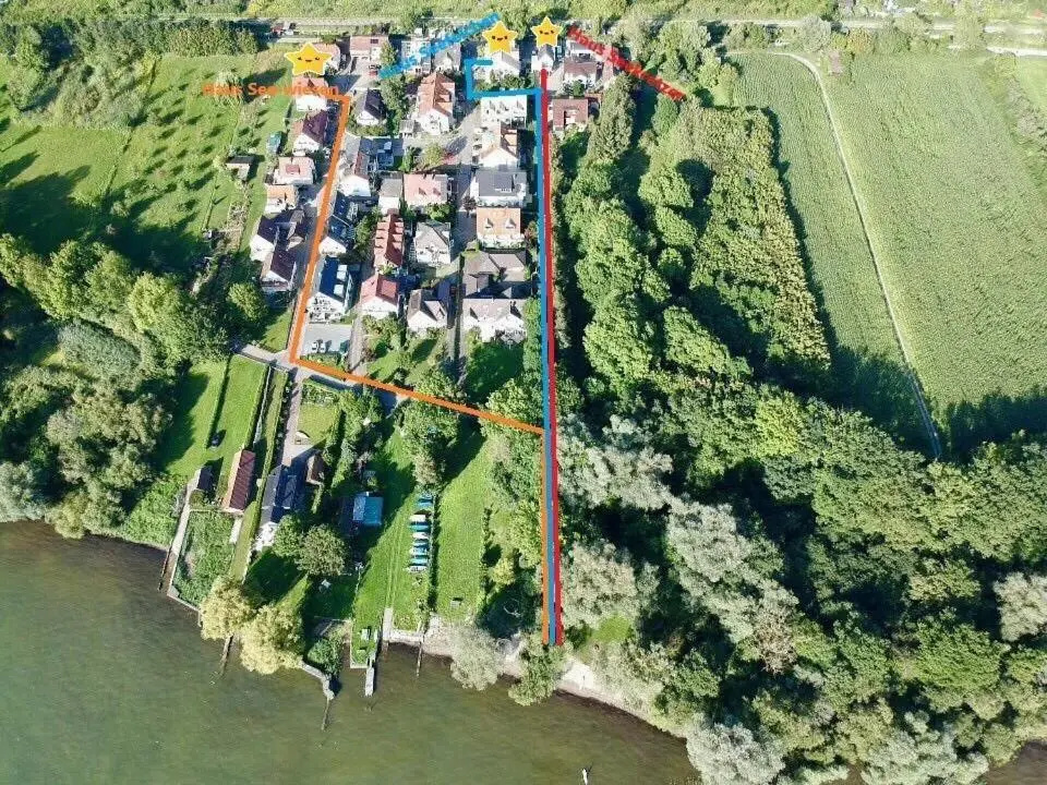 Ferien-Apartment Haubentaucher im Naturschutzgebiet mit Privatstrand
