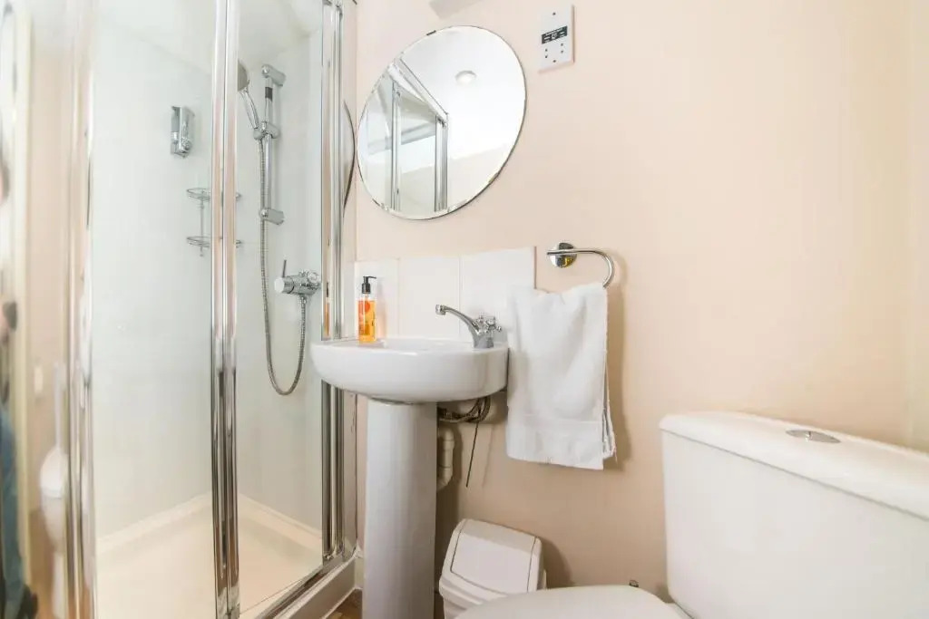 觀景標準雙人房，配有雙人床