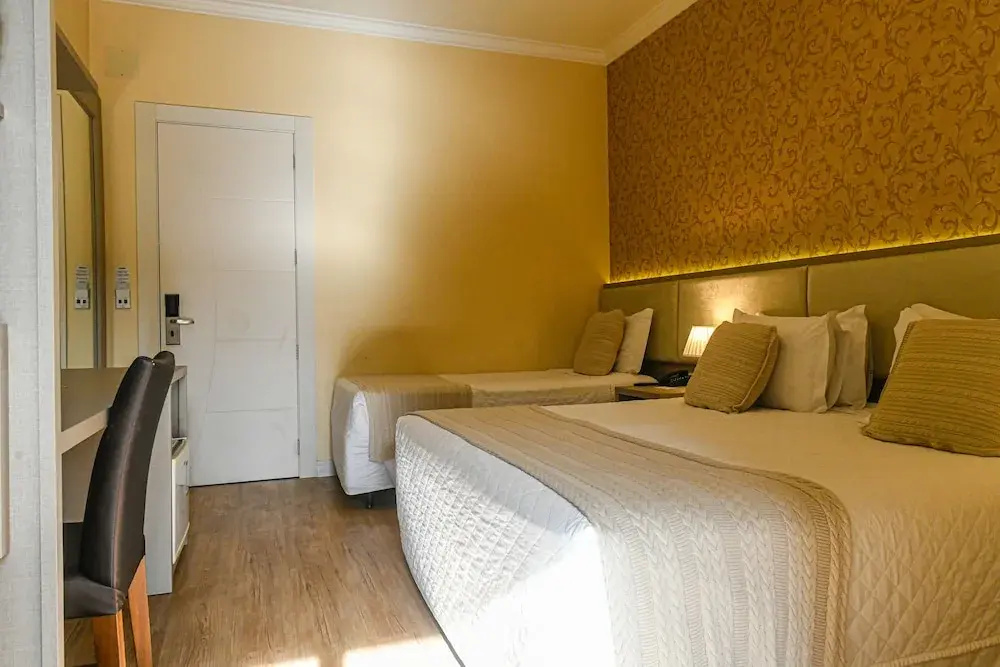 1 Bedroom Luxury Triple Apartment with balcony and with garden view