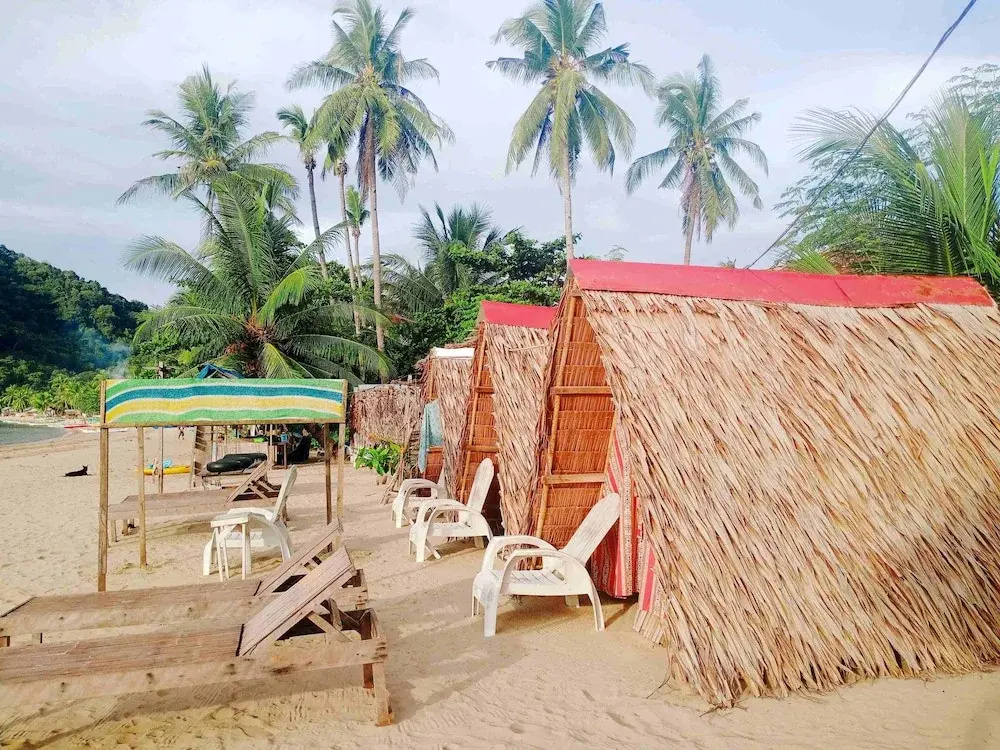 Tent with sea view
